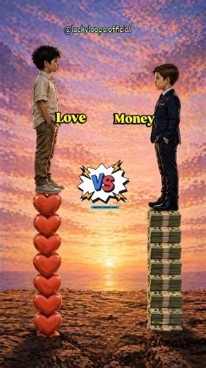 Love ❤️ vs Money 💸 | Who Wins in the End? #love #money #life #motivation #shorts