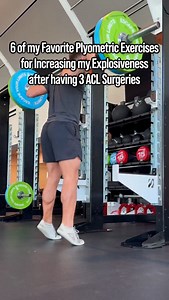 6 of My Favorite Plyometric Exercises for Increasing Explosiveness (After having 3 ACL surgeries) Explosiveness isn’t just about jumping higher — it’s about how efficiently you absorb force, redirect it, and produce it again. These plyometrics helped me rebuild that cycle and feel faster, lighter, and more powerful: 1. Knee Jumps Build reactive power and stiffness through the ankles, knees, and hips. 2. Skater Jumps Improve lateral force production and single-leg stability. 3. Drop Jumps Train f