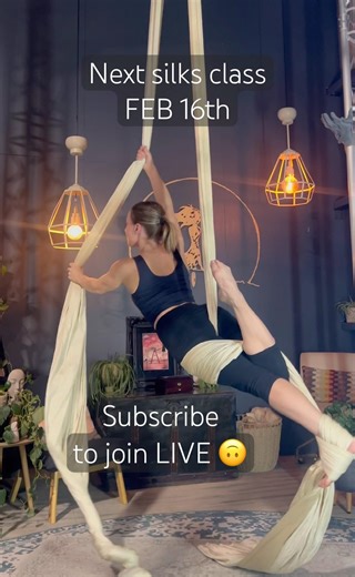 Your practice is missing you too ;) #aerial #aerialcanvas #movementpractice #silksclasses