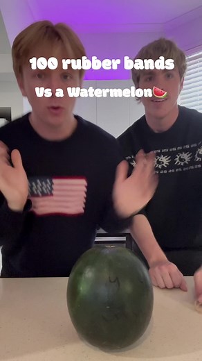 Watermelon Rubber Band Explosion Challenge