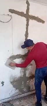 How to fix a crack in a wall #construction #renovation