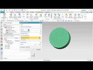 Simcenter 3D Structures - 3D螺絲預緊力設定 (pre-load)