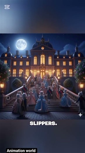 a beautiful Cinderella cat ❤️#cartoon