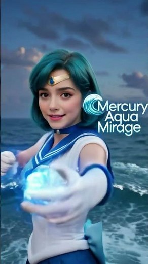 Sailor Mercury: All the Techniques in the Real World (IA) 💙 | Sailor Mercury's Complete Live-Acti...