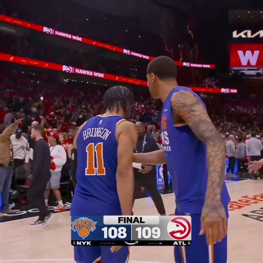 The New York Knicks lose Game 3 and are down 2-1 in the first round to the Atlanta Hawks