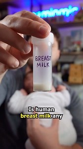 See the difference between HUMAN breast milk and processed COW milk under the microscope 😱😱😱 “I was surprised to see what Human Breast Milk looks like under the microscope! It has a very different look and make up compared to pasteurised cows milk! Human breast milk contains fat, protein, carbohydrates and variable minerals and vitamins. But it also contains something far more interesting… Maternal leukocytes! After bub leaves the womb, they face a crazy range of nasty microbes. Maternal leuk