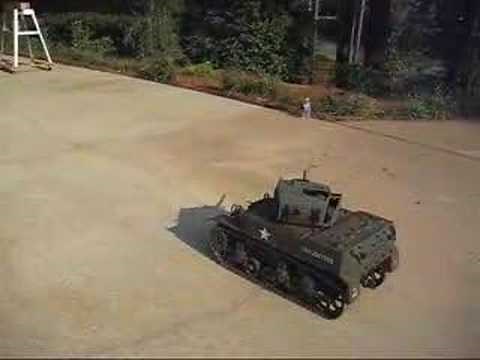 RC 1:6 M5 Stuart Tank with Paintball gun