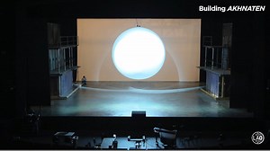 Take a look at the "Akhnaten" set being built here at LA Opera. #Akhnaten | LA Opera