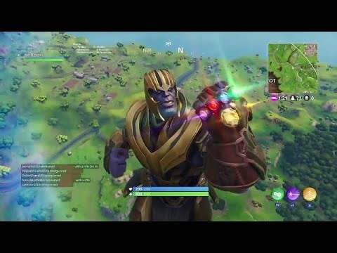 *NEW* Fortnite Thanos Gameplay! Gauntlet Mode!