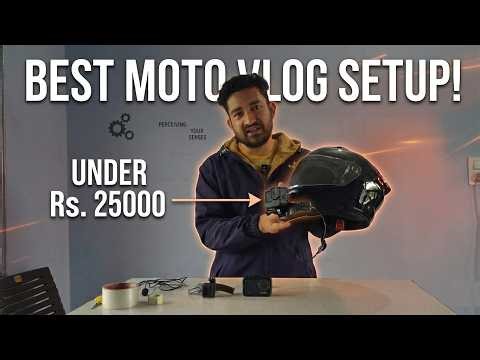 Maine ₹25000 Mein Banaya Pro Helmet Vlogging Setup — Dekho!