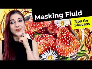 Masking Fluid Watercolor Tips