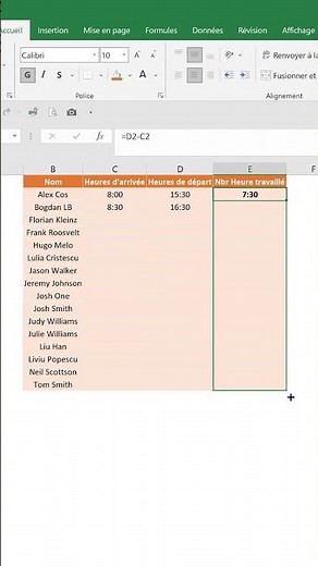 Astuces Excel : Comment faire des calculs sur des heures