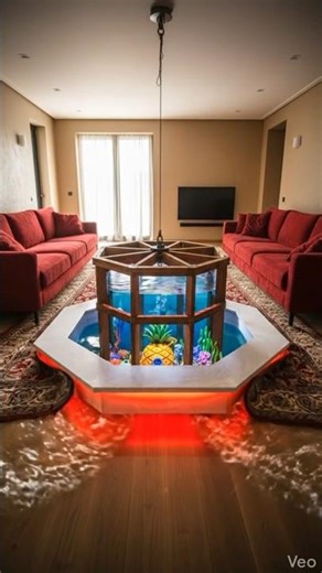 “Secret Underground SpongeBob Aquarium Hidden in My Living Room! 😱 | Epic Home Transformation”