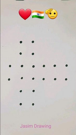 India 🇮🇳 map drawing easy trick | How to draw India map With Dots | India map drawing | map of india