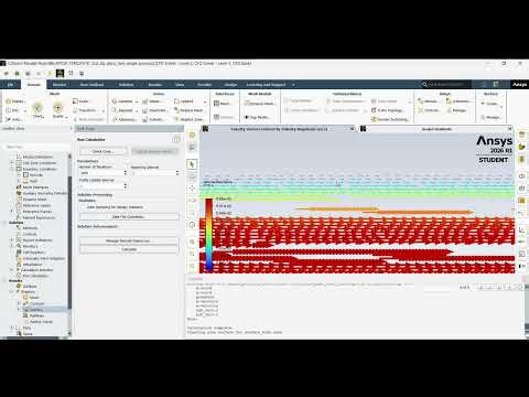 12 🔥 ANSYS Fluent Using Console Commands for Periodic BCs + Laminar and Turbulent Setup