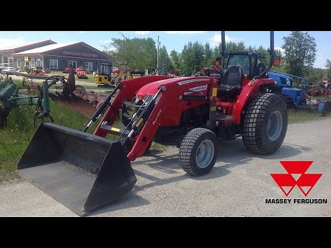 2021 Massey Ferguson 2850E Compact Utility Tractor: Start Up & Review