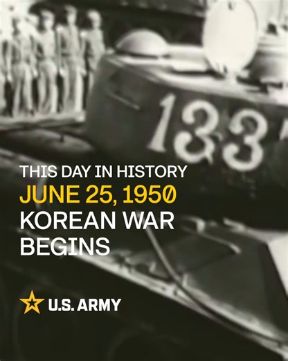 143K views · 3.2K reactions | On this day in 1950, the Korean War began. North Korean forces crossed the 38th Parallel, launching a full-scale invasion of South Korea. This marked the start of a brutal three-year conflict that shaped the future of the Korean Peninsula.  Watch how the war unfolded. | U.S. Army | Facebook
