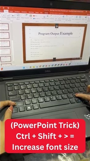 How to Increase & Decrease Text Size in PowerPoint Instantly ⚡