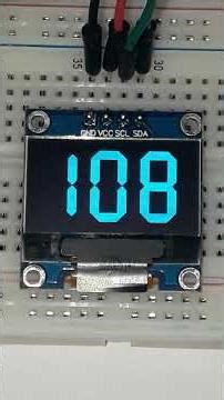 How to Use I2C on STC8G1K17 - STC8G1K08 Series MCUs with SSD1306 OLED Display #electronics