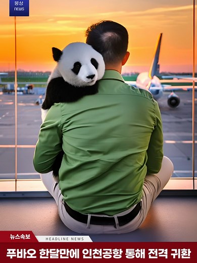 팬더 푸바오의 한국 복귀 소식 🐼 | 뉴스 속보