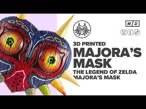 How To Make a MAJORA'S MASK - Legend of Zelda 3D Print & Paint