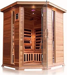 Bristol Bay 4 Person Infrared Corner Cedar Sauna