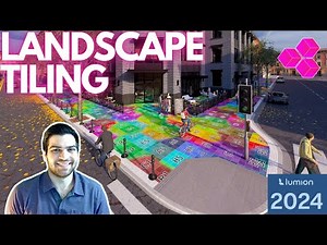 LANDSCAPE TILING Feature in LUMION 2024 - Fix Repeating Patterns