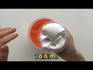 Water Slime with Cream Gel 💧🤍 | Smooth Mixing ASMR