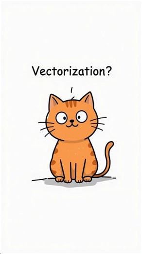 Vectorization Explained by an Orange Cat