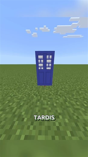 TARDIS Banner Design In Minecraft #cool #minecraft #gaming #foryou #minecraftbanner