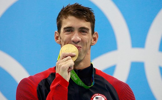 How many Olympic gold medals does Michael Phelps have?