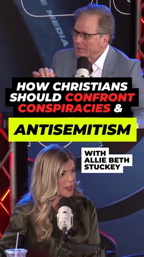 When rumors spread faster than facts, how should Christians respond? Frank and Allie Beth Stuckey tackle conspiracy thinking, spiritual warfare, antisemitism, and the fractures threatening unity on the political right from #AmFest2025. | Cross Examined