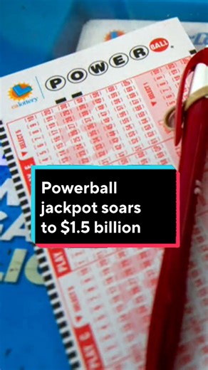 Saturday’s Powerball jackpot is now worth an estimated $1.5 billion — making it the fifth largest in the game's history. The new jackpot has an estimated cash value of $686.5 million. #lottery #jackpot #news | CBS Mornings