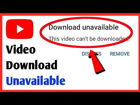 How to Fix YouTube Download Unavailable | Download Unavailable YouTube Videos