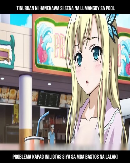 76K views · 3K reactions | H. Tinuruan ni Hanekawa si Sena na lumangoy sa pool, Problema kapag iniligtas siya sa mga bastos na lalaki | Pedro Caryaz | Facebook