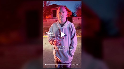 Doug Stanhope dances while his house burns down