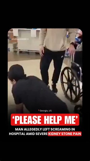 A man arrived at Northside Hospital in Cherokee County, Georgia, at 6:05 AM, gripped by excruciating kidney stones pain on his left side. Allegedly for 1.5 hours, he screamed in ⱥgony, begging staff for help amid unbearable renal colic waves. ​ 👉Agøny Ignored in ER Chaos As per reports doctor finally approached but dismissed him: "Stop yelling others have waited quietly for hours." Kidney stone negligence like this shocks nurses, with one ER pro saying, "I'm embarrassed, no words." ​ 👉Swift Re