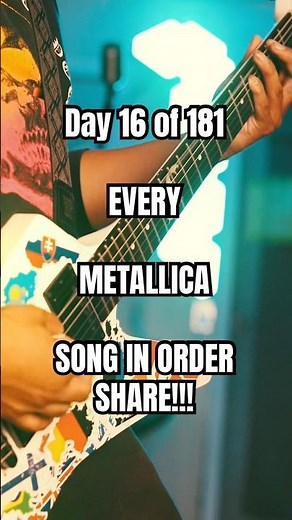 Day 16 of 181 of Every Metallica Song: Trapped Under Ice #thrashmetal #thrashtilldeath #metallica