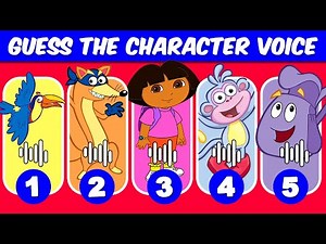 Dora the Explorer Characters | Guess the Character by Their Voice