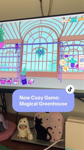New Cozy Game!!!! #cozygames #magicalgreenhouse