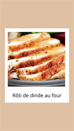 Roti de dinde au four