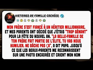 Mon Frère M'a Caché De Sa Belle-famille D'élite, Mais Ils M'ont Reconnu À La Fête.