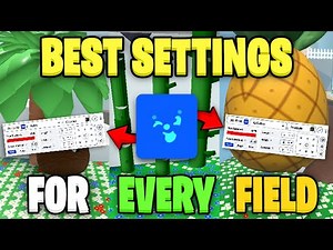 *BEST* Revolution Macro Settings For EVERY Field | Roblox Bee Swarm Simulator