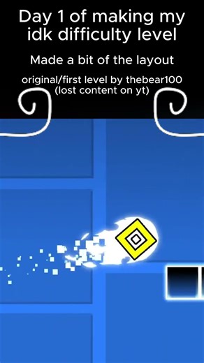 Day 1 of making my level (weirdness II) #gd #geometrydash