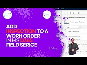 How to Add Inspection to a Work Order in Microsoft Dynamics 365 Field Service