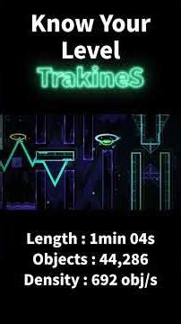 Know Your Level | TrakineS #geometrydash #gd #extremedemon #gaming #games #music