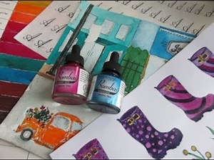 Dr PH Martins Ink Experimenting and Projects