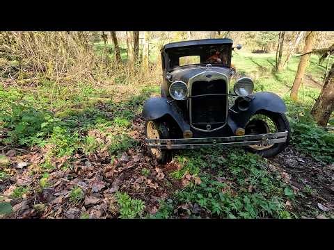 Model A Ford Hill Climb / Badland 5500 Winch Recovery