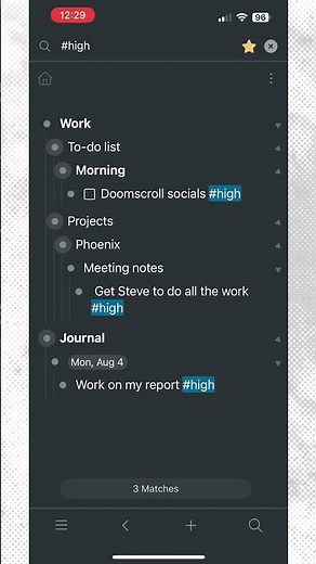 Save searches to save time #productivity #todos
