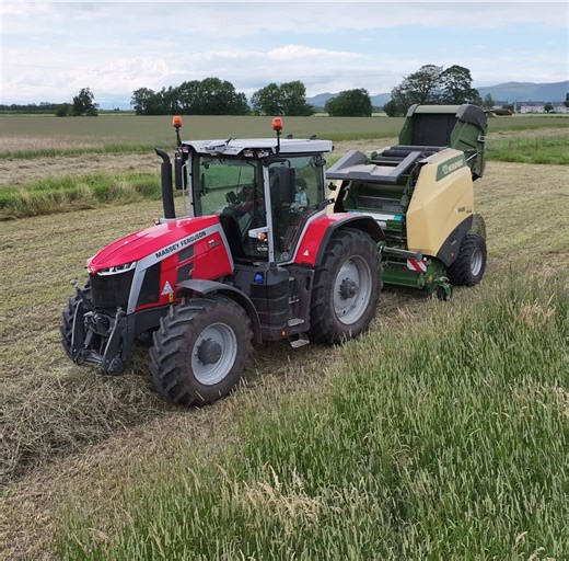 Haylage Production Insights from Falkirk Farming